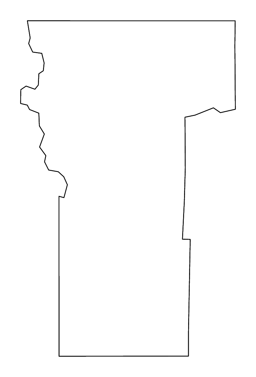 Mapa de contorno de Hinsdale, Colorado con ríos.