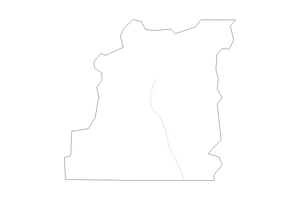 Mapa de Lake, Colorado de tipo contorno, lagos y ríos para América del Norte, con contorno, lagos y ríos con límites limpios.