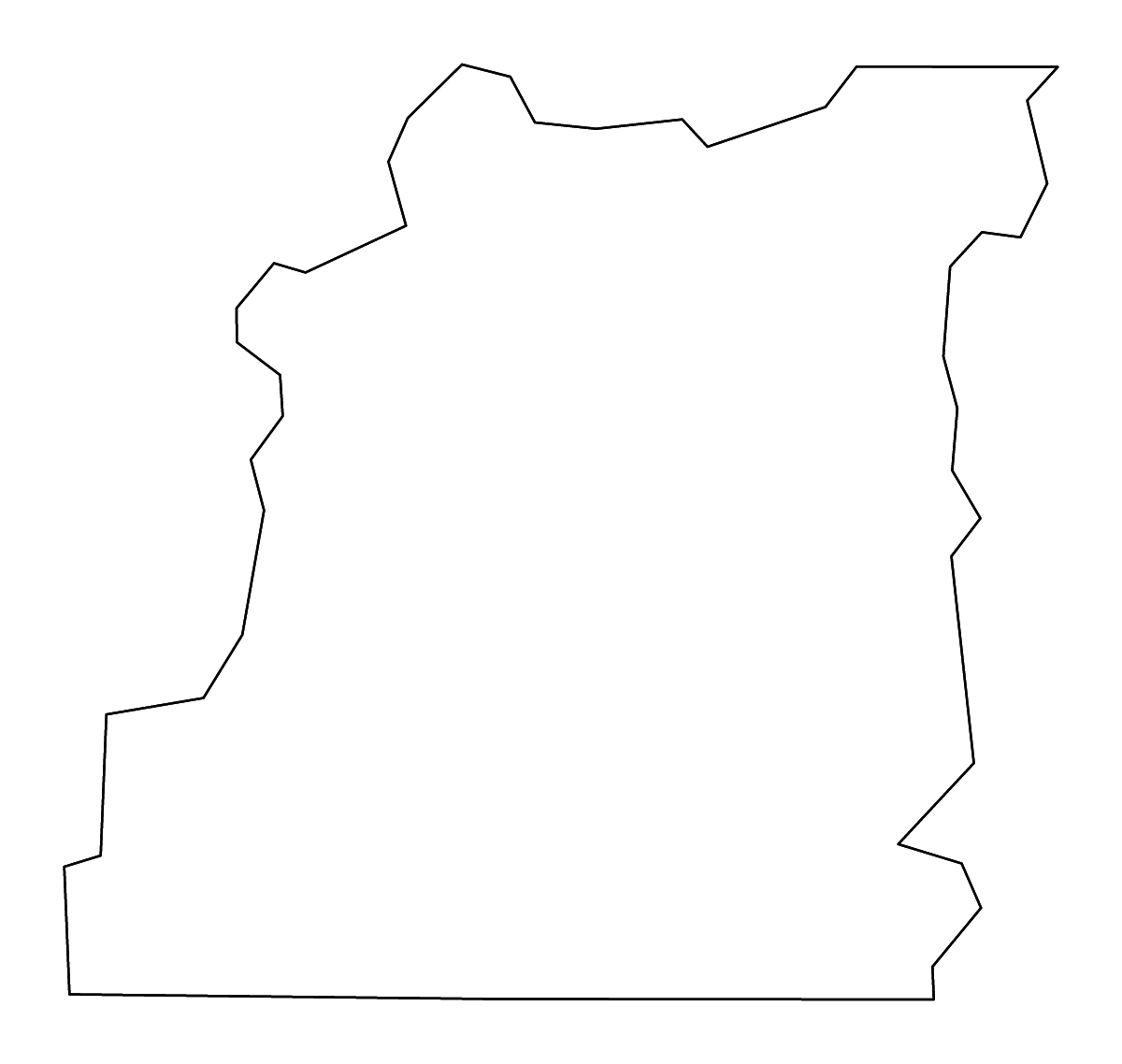 Carte de contour de Lake, Colorado avec rivières.
