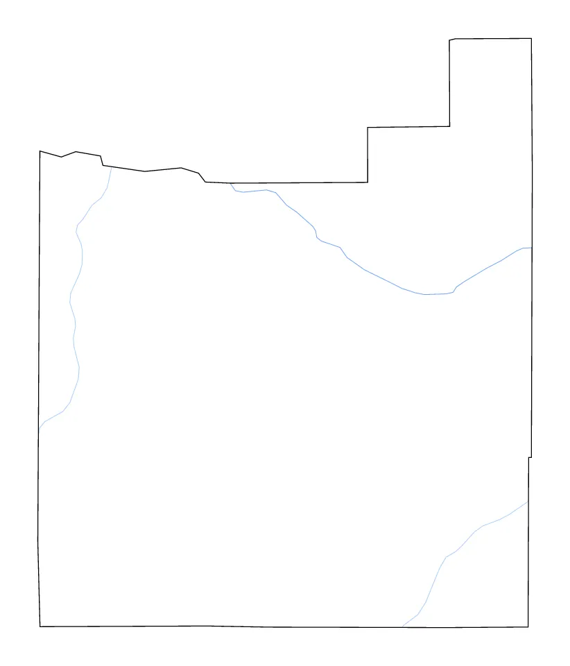 Otero outline map preview