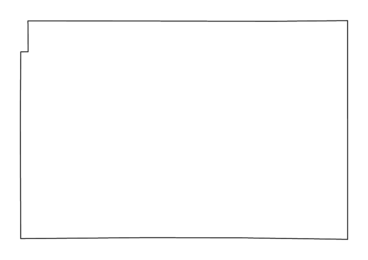 Mapa de contorno de Phillips, Colorado con ríos.