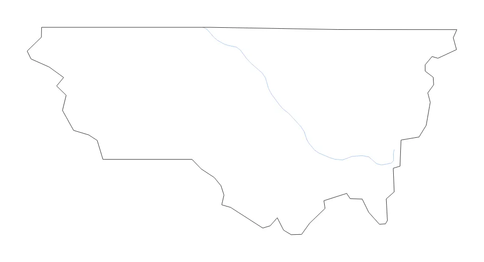 Pitkin outline map preview
