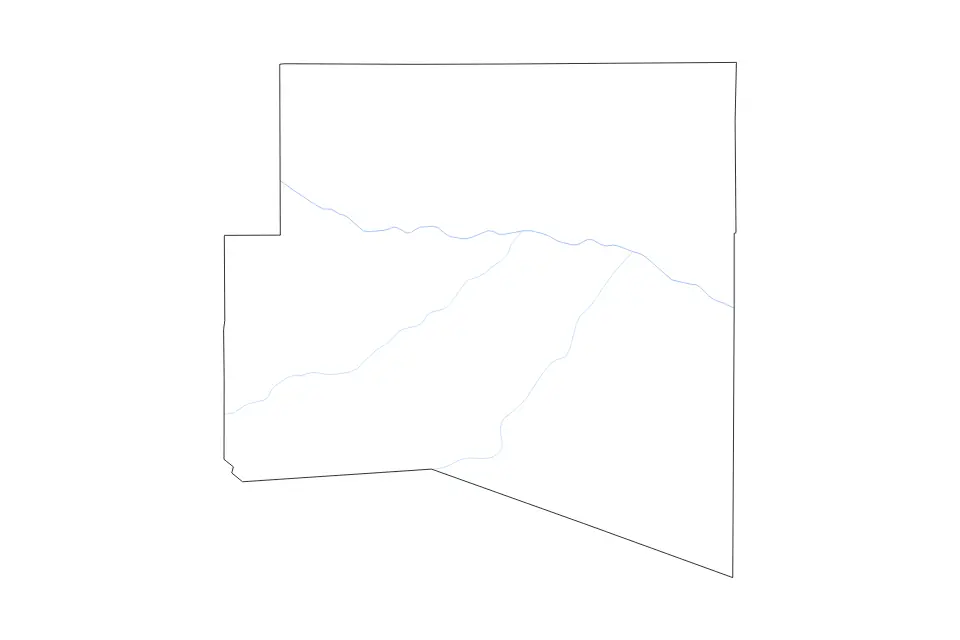 Aperçu de la carte de contour de Pueblo