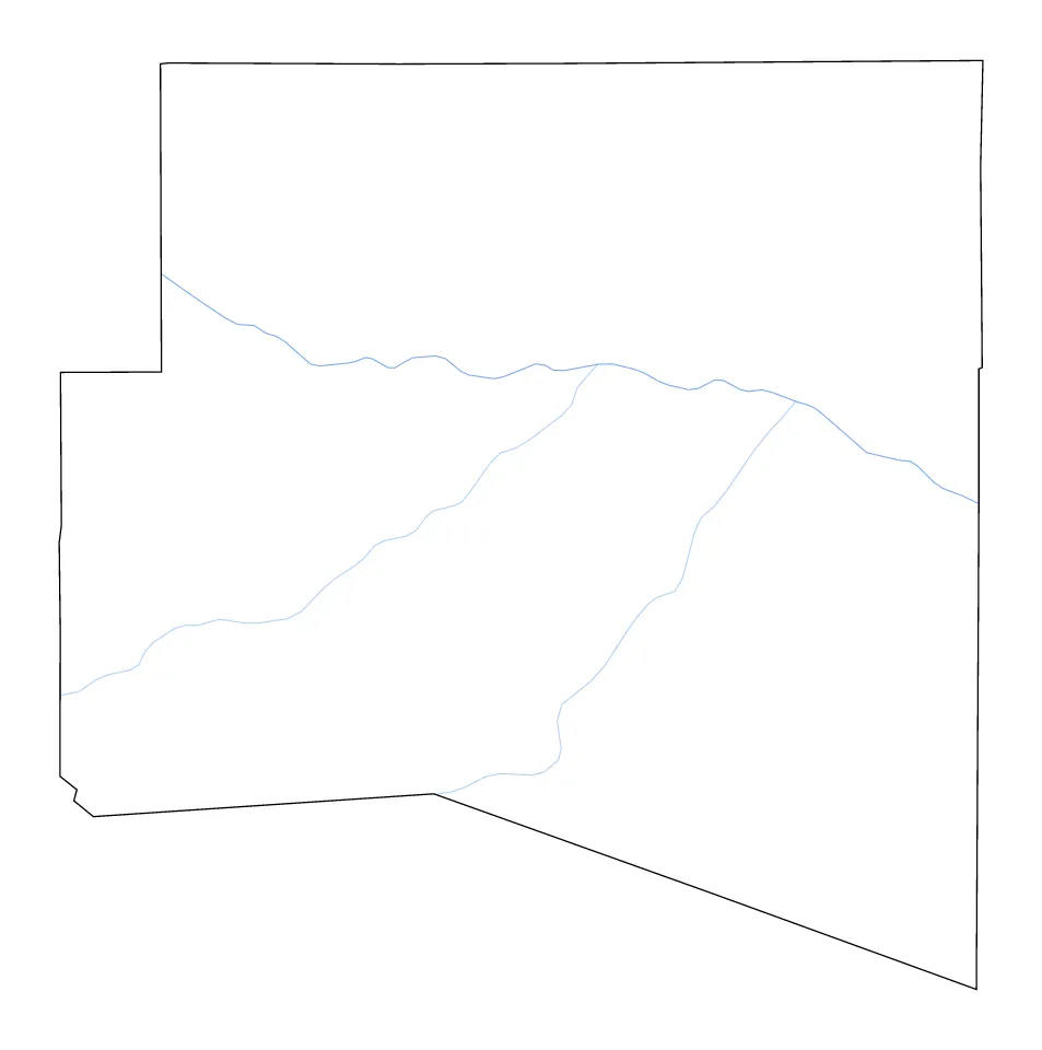 Pueblo outline map preview