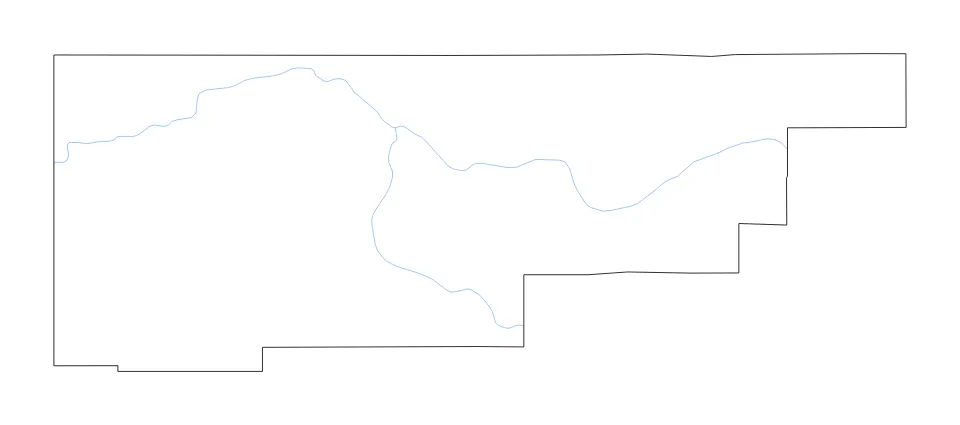 Rio Blanco outline map preview