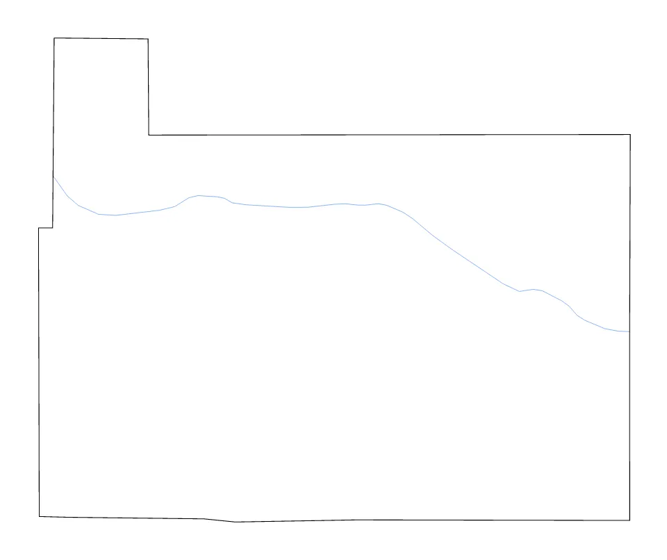 Rio Grande outline map preview