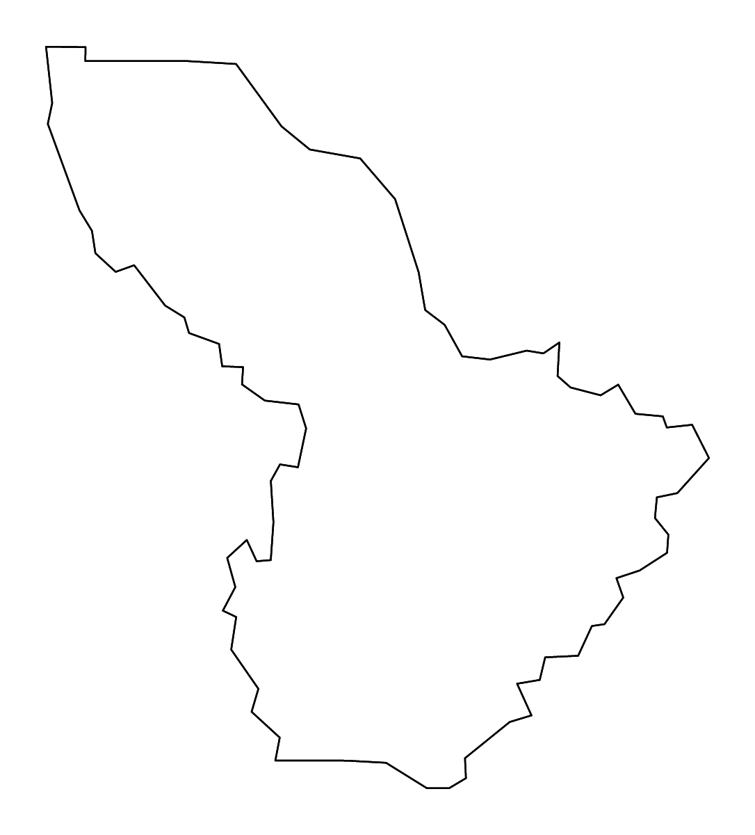 Mapa de contorno de Summit, Colorado con ríos.