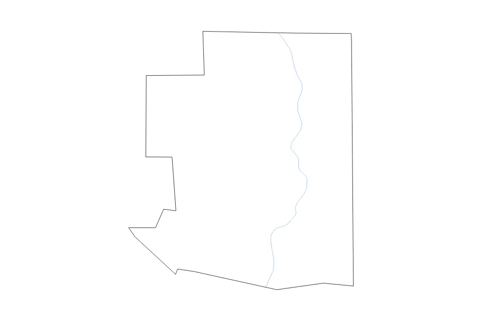 Carte de Windham, Connecticut de type contour et rivières pour Amérique du Nord, montrant contour et rivières avec des limites nettes.