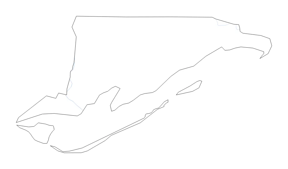 Franklin outline map preview