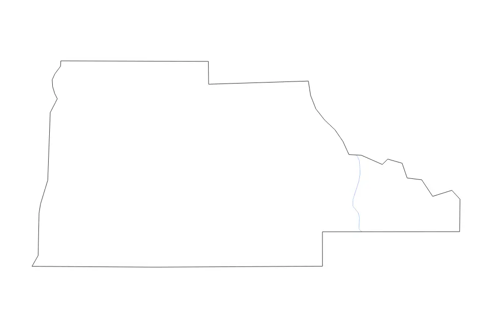 Mapa de Hernando, Florida de tipo contorno y ríos para América del Norte, con contorno y ríos con límites limpios.