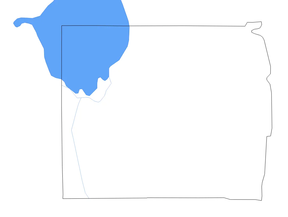 Palm Beach outline map preview