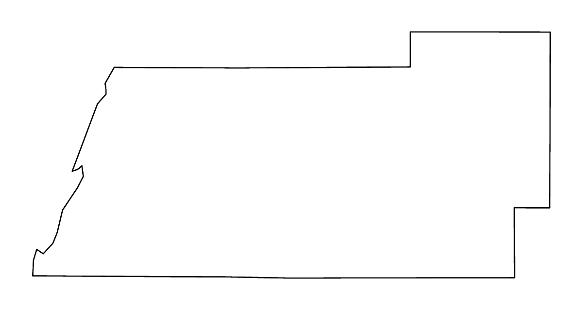 Mapa de contorno de Pasco, Florida con ríos.