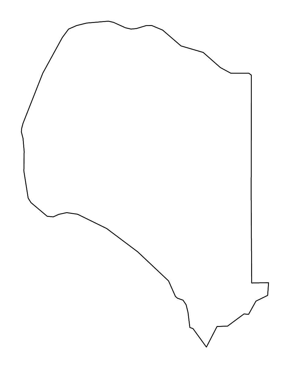 Carte de contour de Suwannee, Florida avec rivières.
