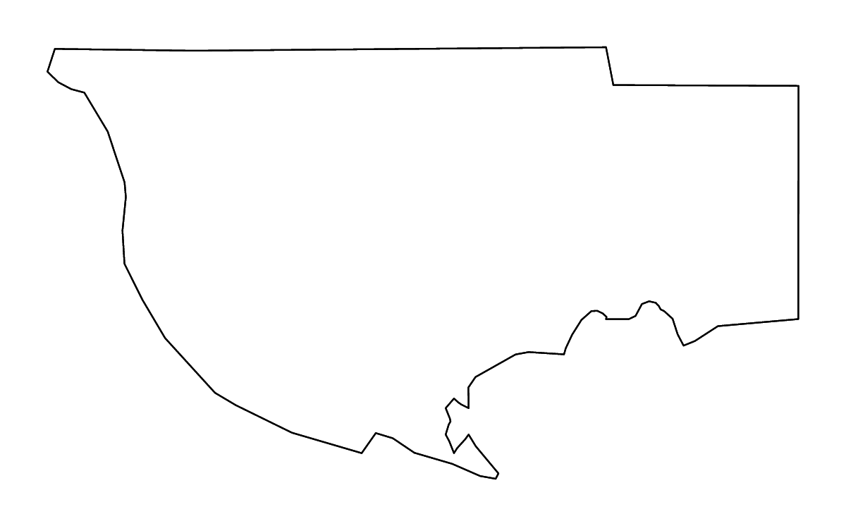 Carte de contour de Wakulla, Florida avec rivières.
