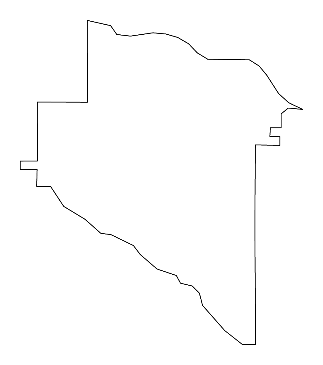 Mapa de contorno de Appling, Georgia con ríos.