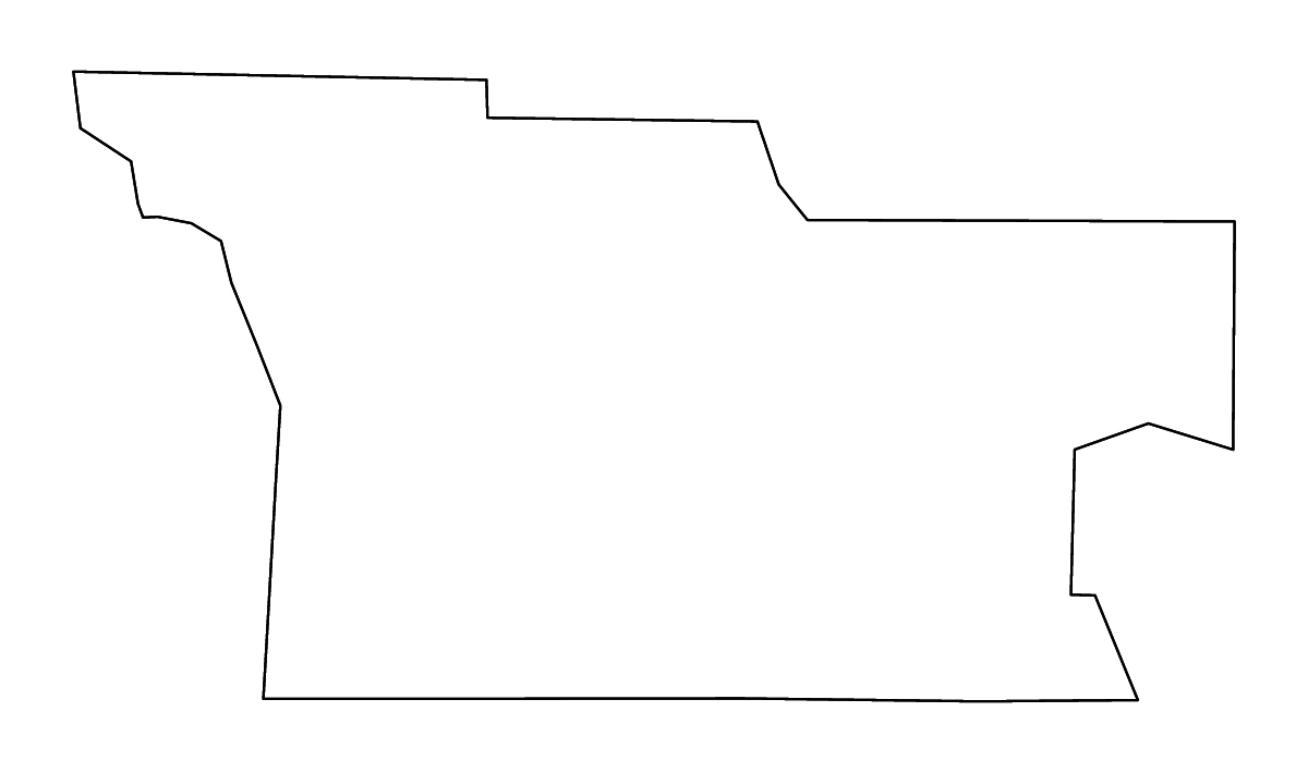Mapa de contorno de Atkinson, Georgia con ríos.