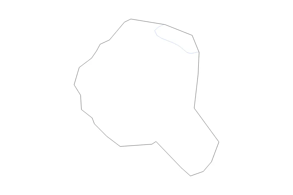 Carte de Banks, Georgia de type contour et rivières pour Amérique du Nord, montrant contour et rivières avec des limites nettes.