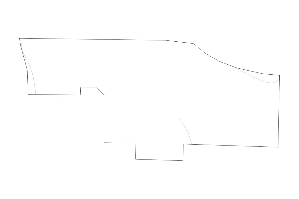 Mapa de Ben Hill, Georgia de tipo contorno y ríos para América del Norte, con contorno y ríos con límites limpios.