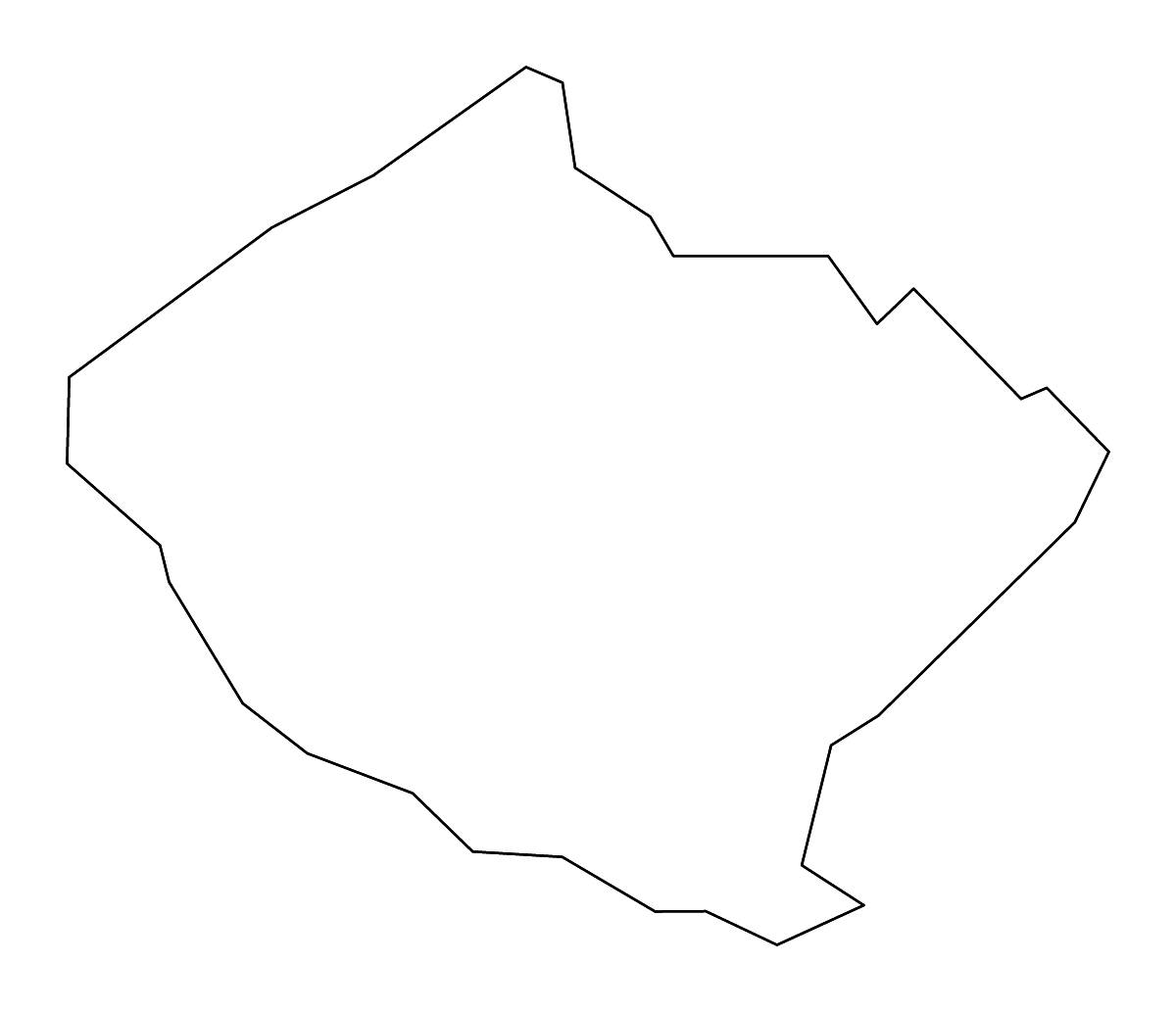 Mapa de contorno de Bibb, Georgia con ríos.