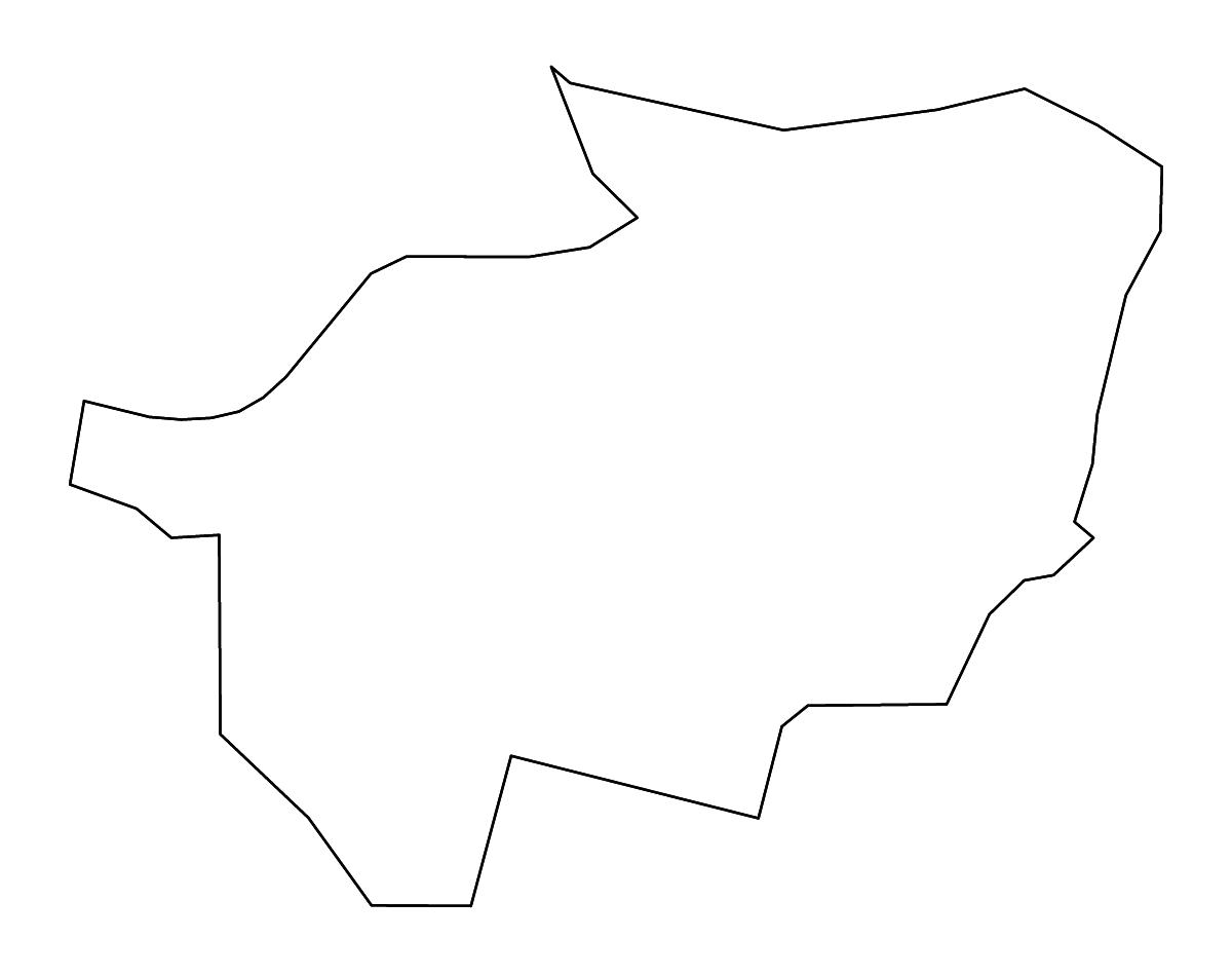 Mapa de contorno de Brantley, Georgia con ríos.