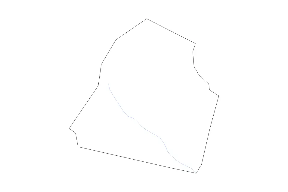 Mapa de Candler, Georgia de tipo contorno y ríos para América del Norte, con contorno y ríos con límites limpios.