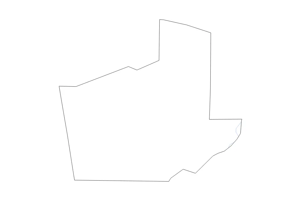 Carte de Carroll, Georgia de type contour et rivières pour Amérique du Nord, montrant contour et rivières avec des limites nettes.