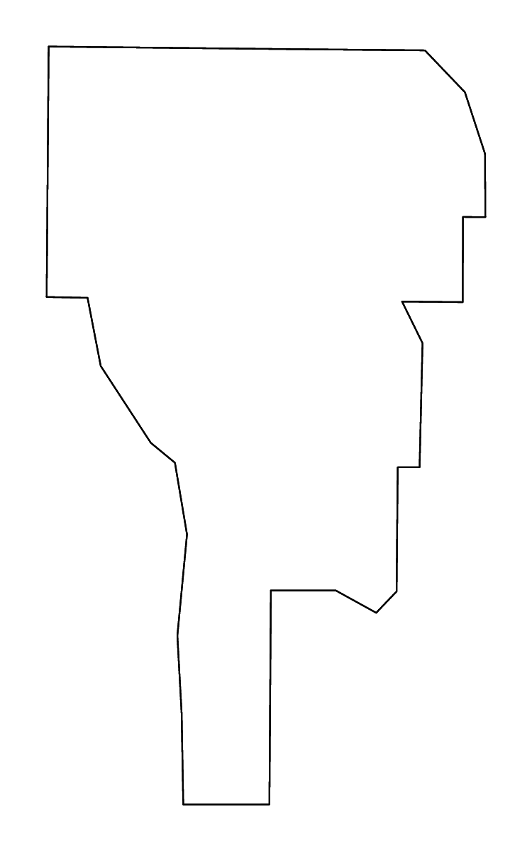 Carte de contour de Clayton, Georgia avec rivières.