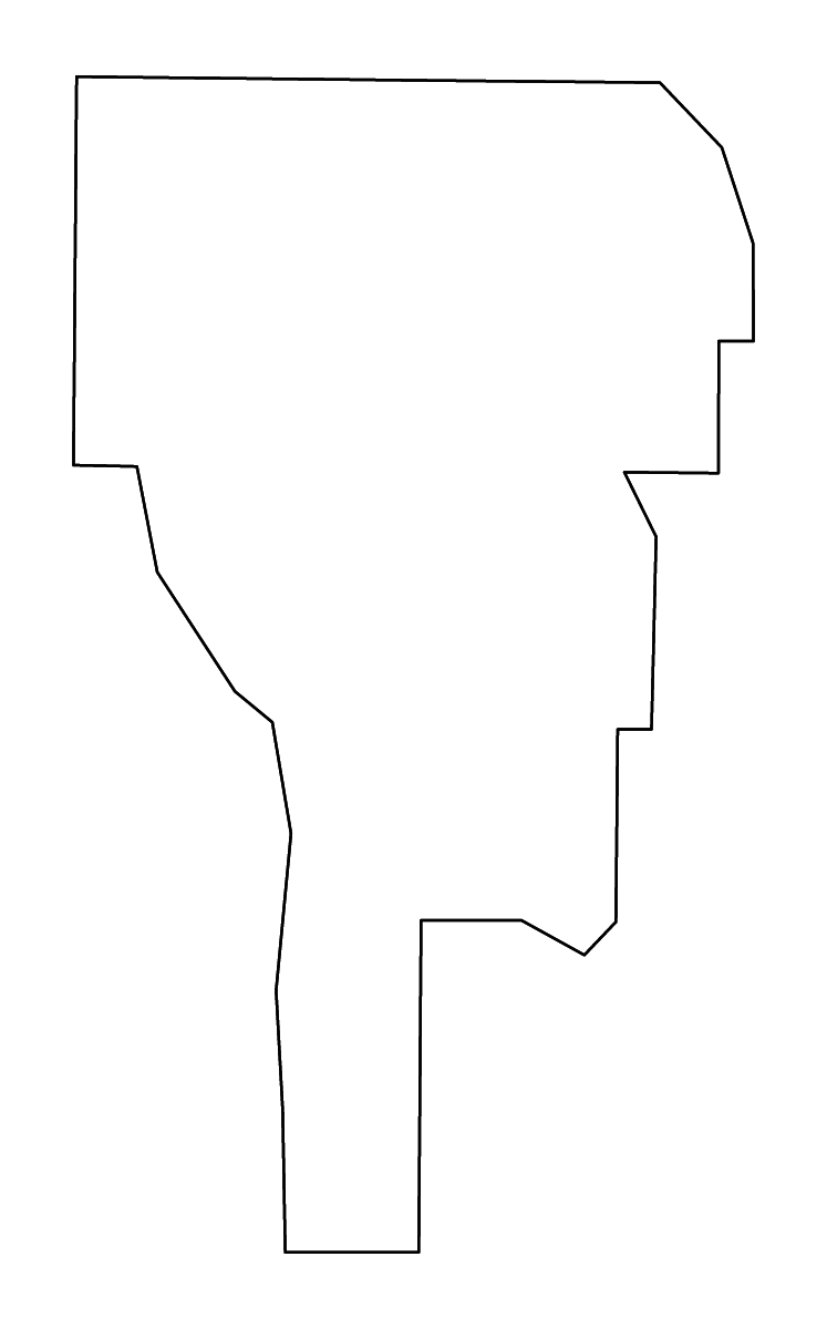 Mapa de contorno de Clayton, Georgia con ríos.