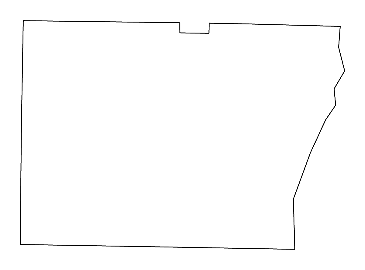Mapa de contorno de Colquitt, Georgia con ríos.