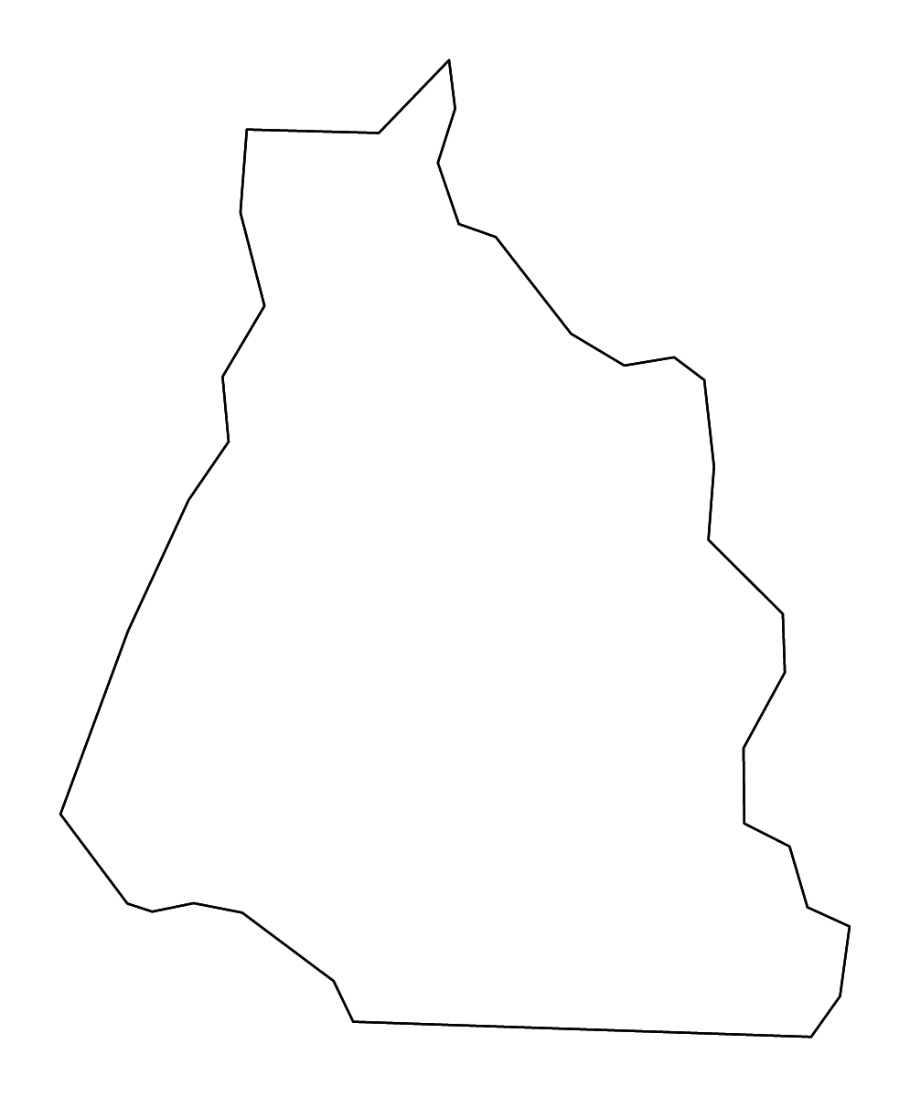 Mapa de contorno de Cook, Georgia con ríos.
