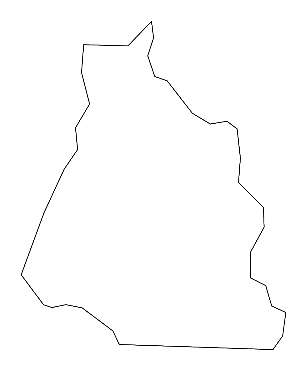 Carte de contour de Cook, Georgia avec rivières.