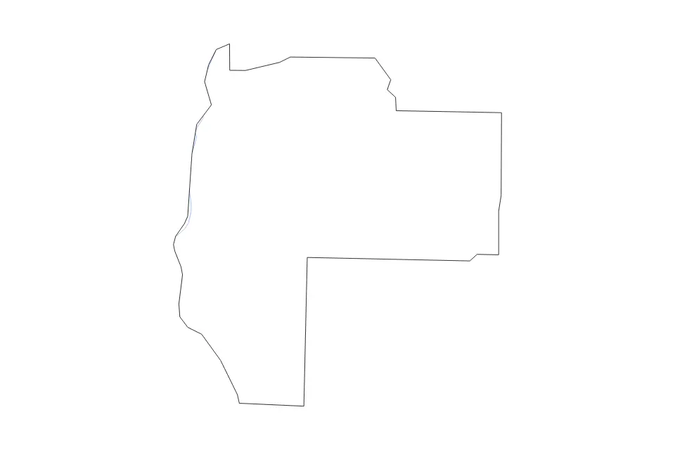 Mapa de Early, Georgia de tipo contorno y ríos para América del Norte, con contorno y ríos con límites limpios.