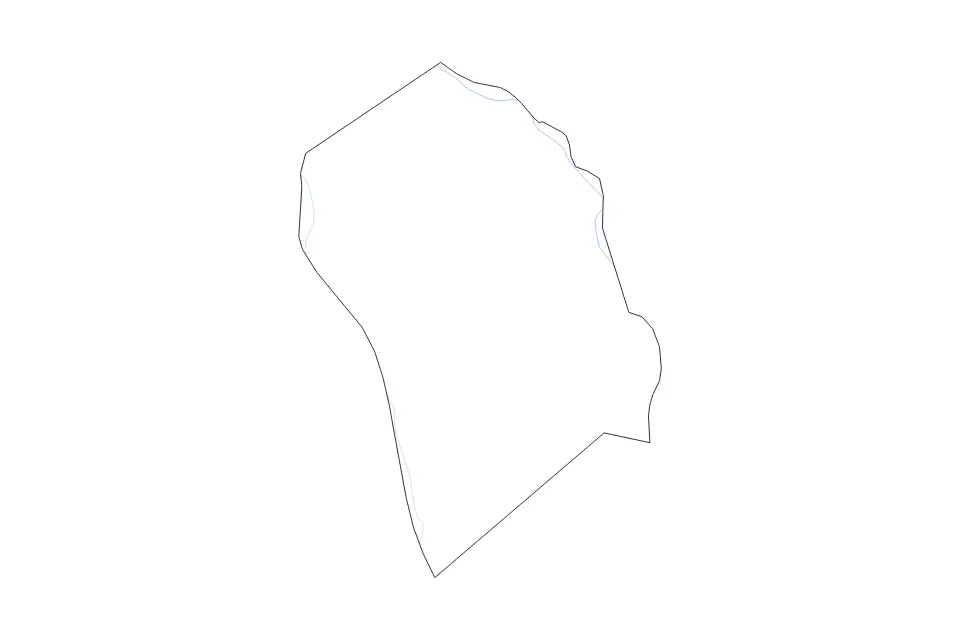 Carte de Effingham, Georgia de type contour et rivières pour Amérique du Nord, montrant contour et rivières avec des limites nettes.