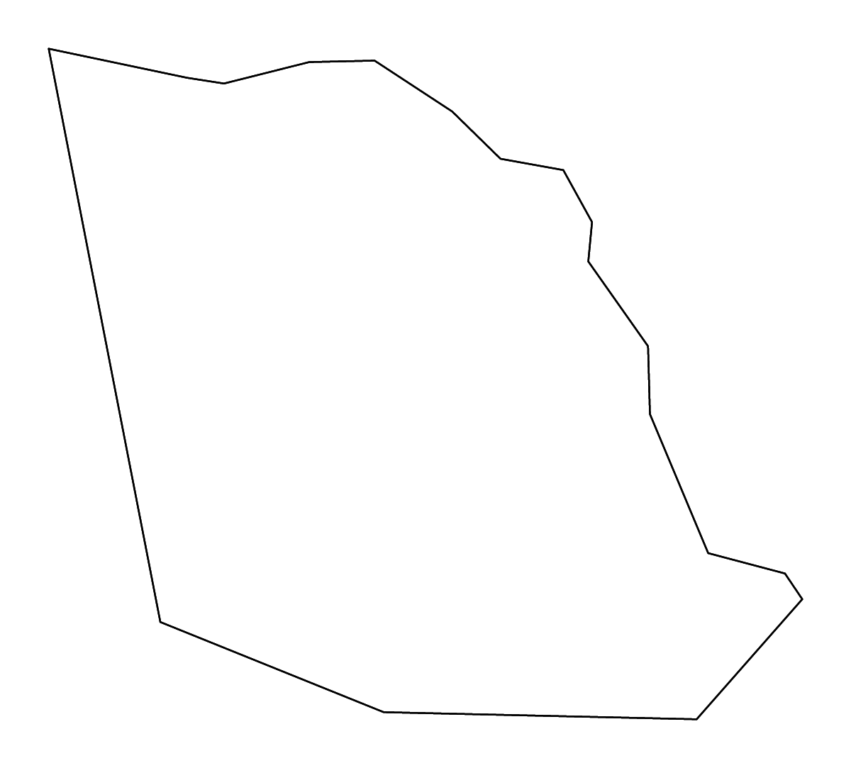 Mapa de contorno de Evans, Georgia con ríos.