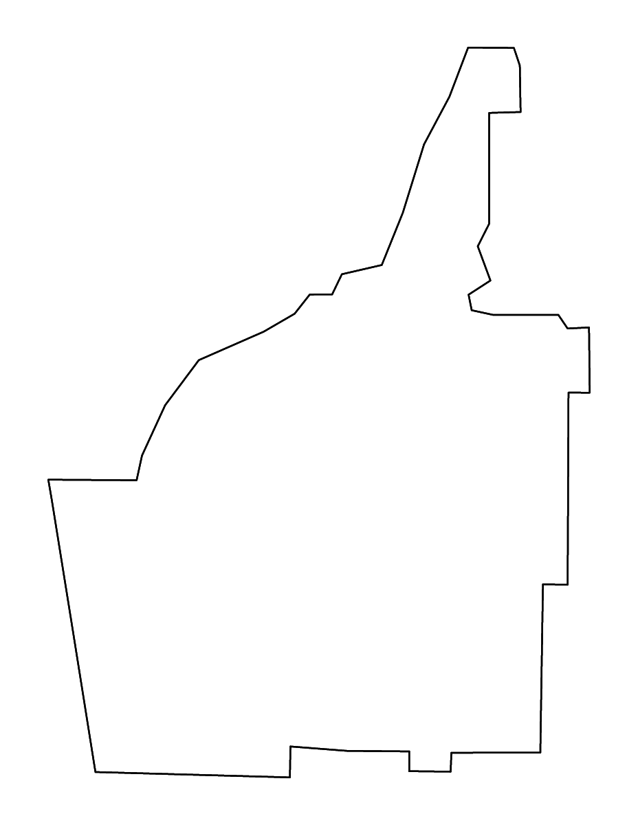 Carte de contour de Floyd, Georgia avec rivières.