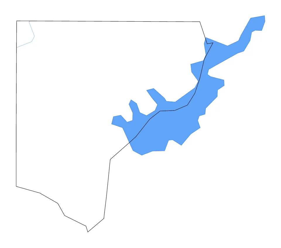 Forsyth outline map preview