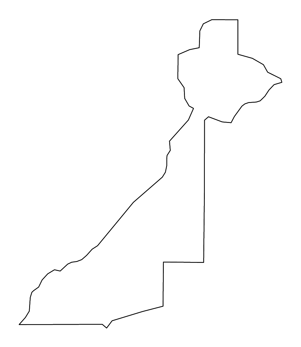 Mapa de contorno de Fulton, Georgia con ríos.