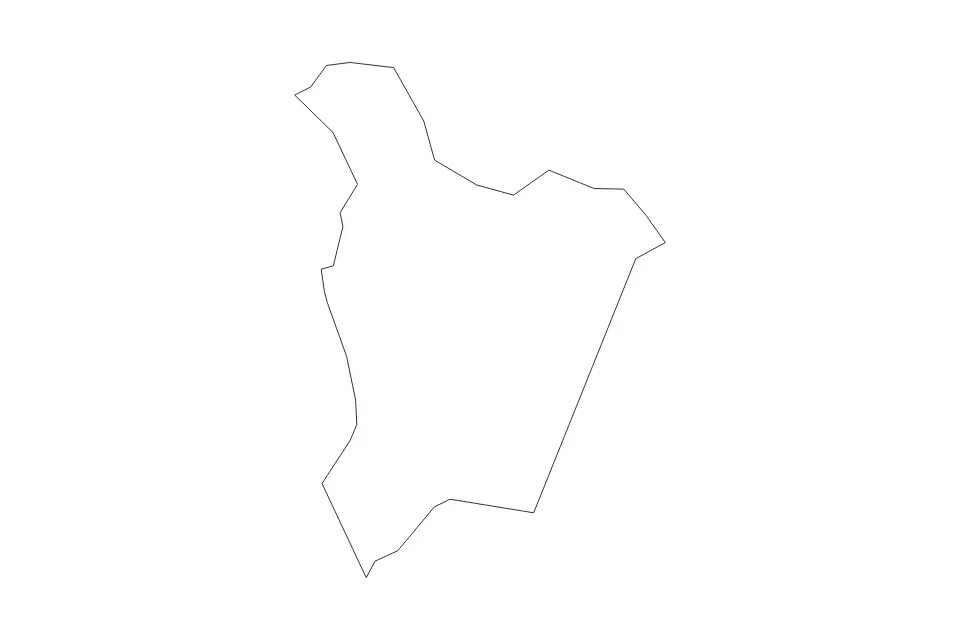 Mapa de Habersham, Georgia de tipo contorno para América del Norte, con contorno con límites limpios.