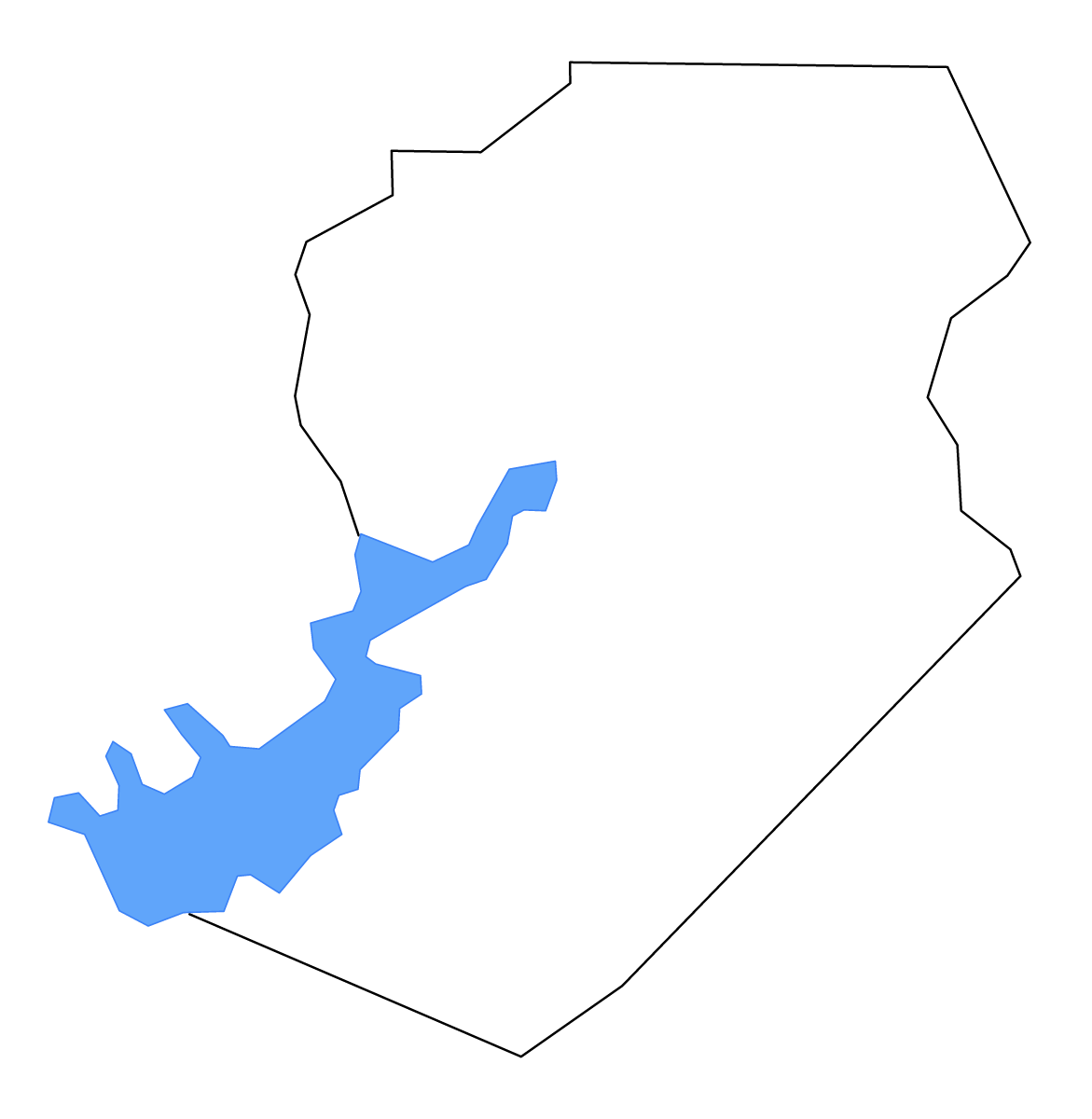 Mapa de contorno de Hall, Georgia con lagos y ríos.