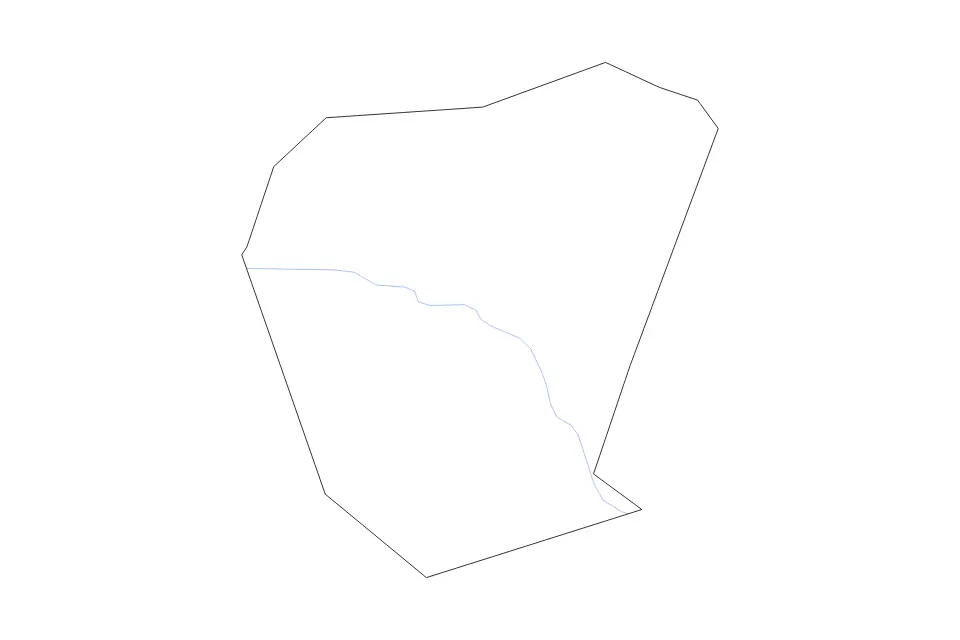 Mapa de Jenkins, Georgia de tipo contorno y ríos para América del Norte, con contorno y ríos con límites limpios.