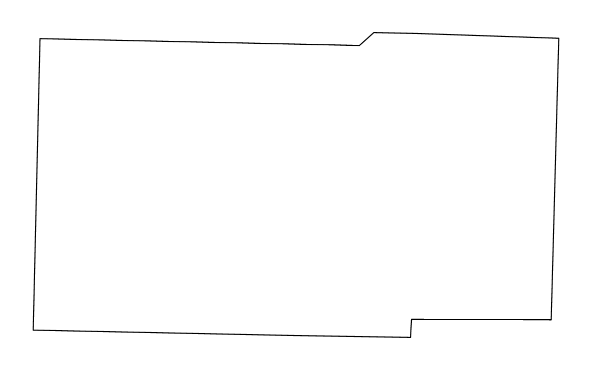 Mapa de contorno de Miller, Georgia.