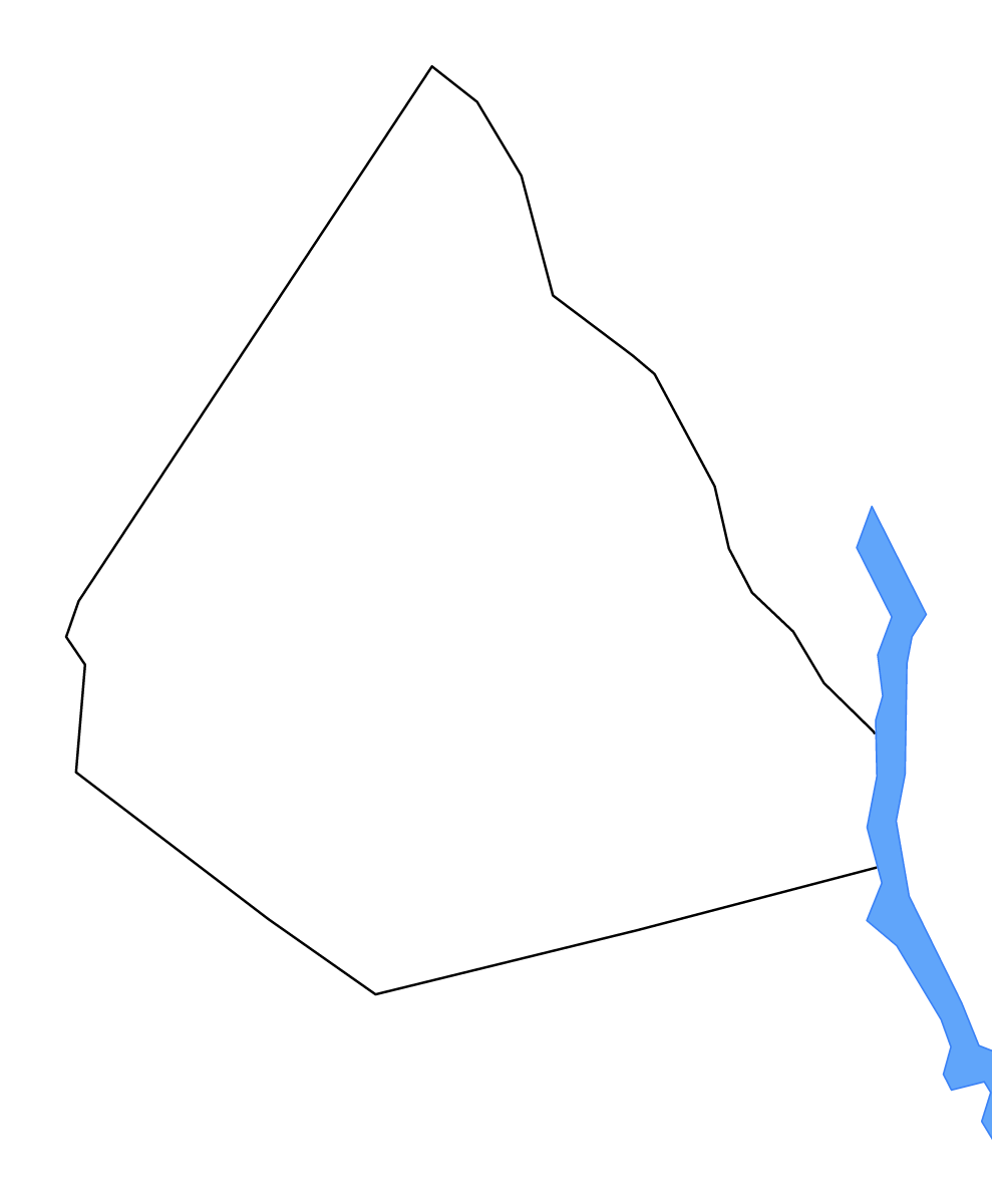 Mapa de contorno de Morgan, Georgia con lagos y ríos.