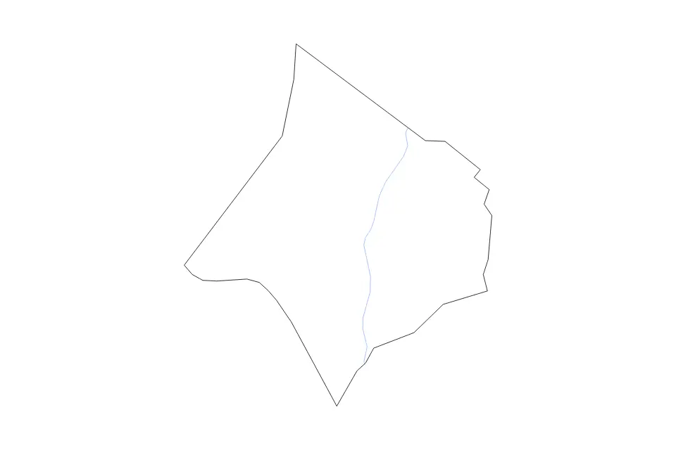 Carte de Newton, Georgia de type contour et rivières pour Amérique du Nord, montrant contour et rivières avec des limites nettes.