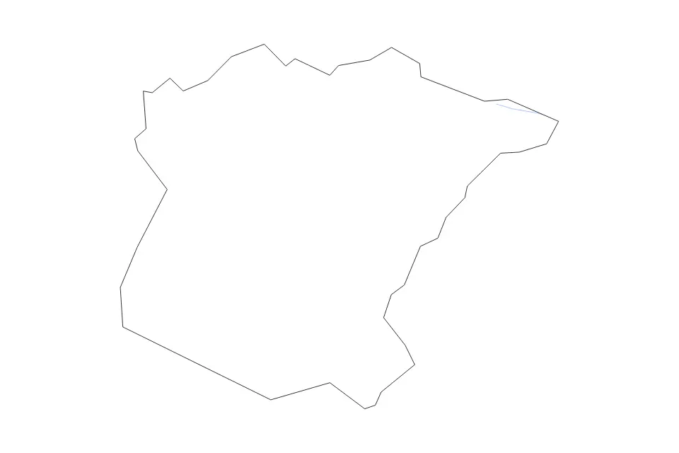 Outline map of Oglethorpe County, Georgia with subdivision borders and rivers.