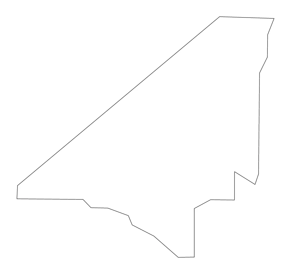 Peach outline map preview