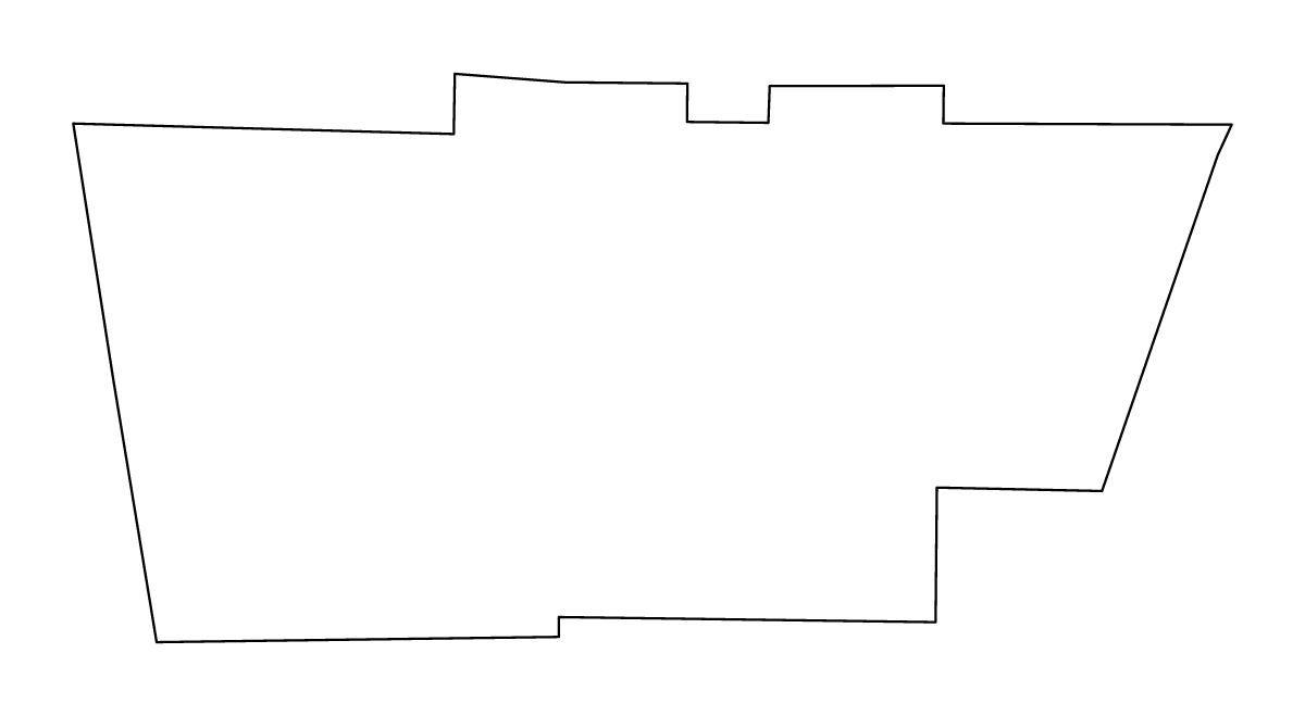 Mapa de contorno de Polk, Georgia.