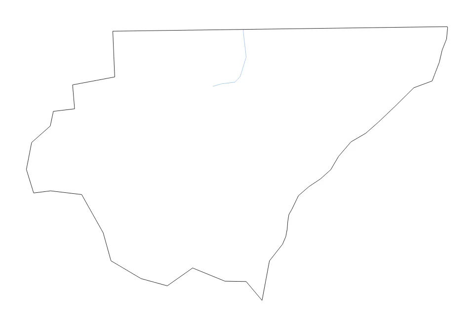 Rabun outline map preview