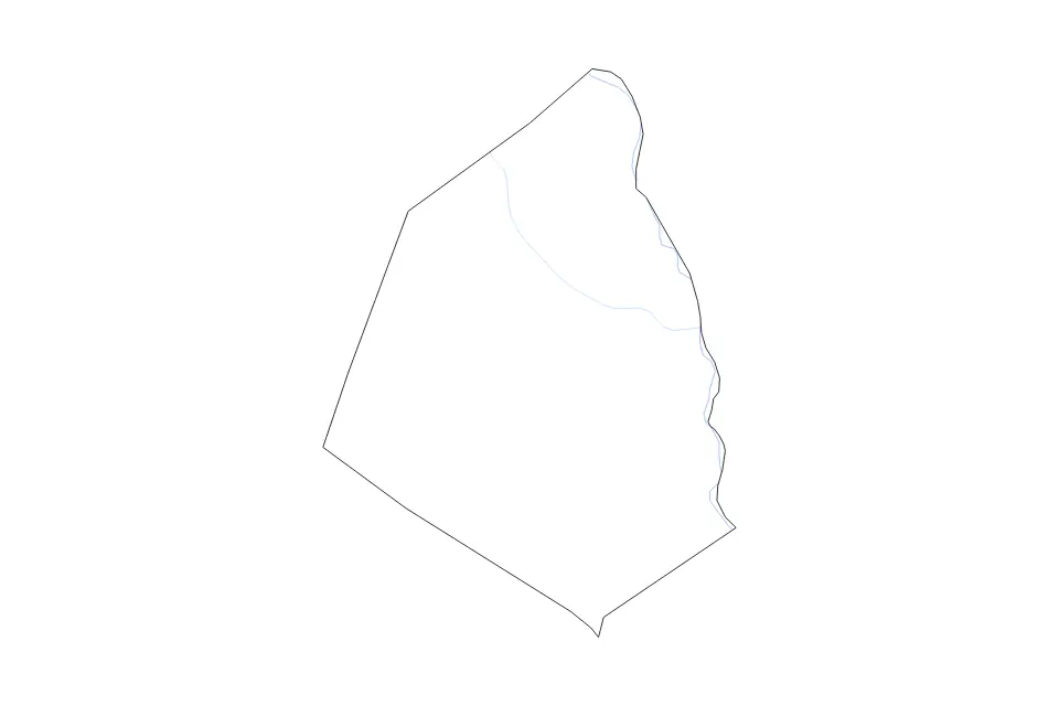 Carte de Screven, Georgia de type contour et rivières pour Amérique du Nord, montrant contour et rivières avec des limites nettes.
