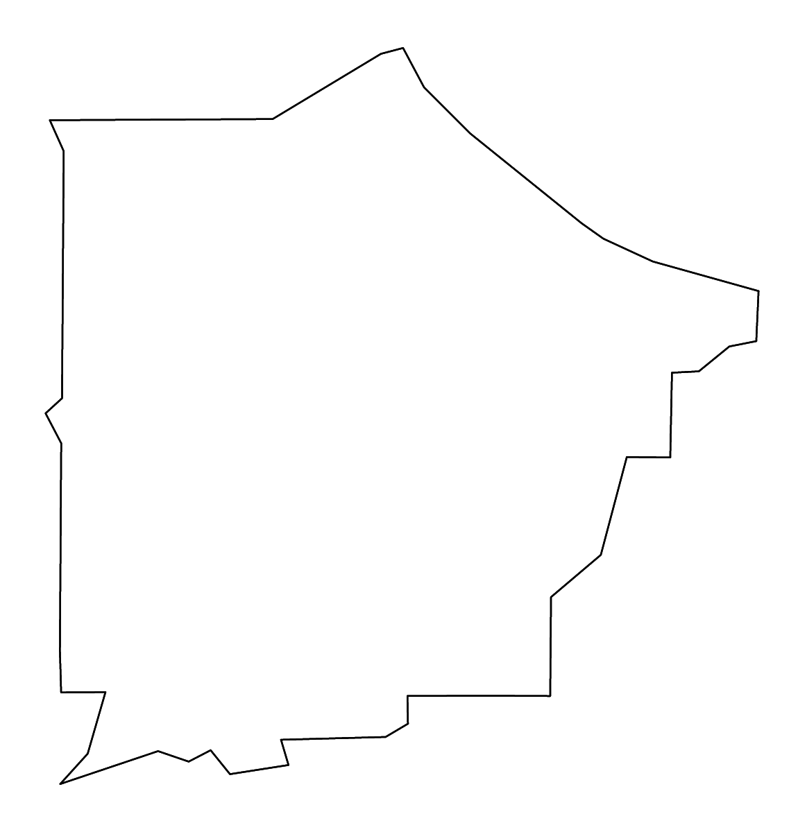 Mapa de contorno de Talbot, Georgia con ríos.