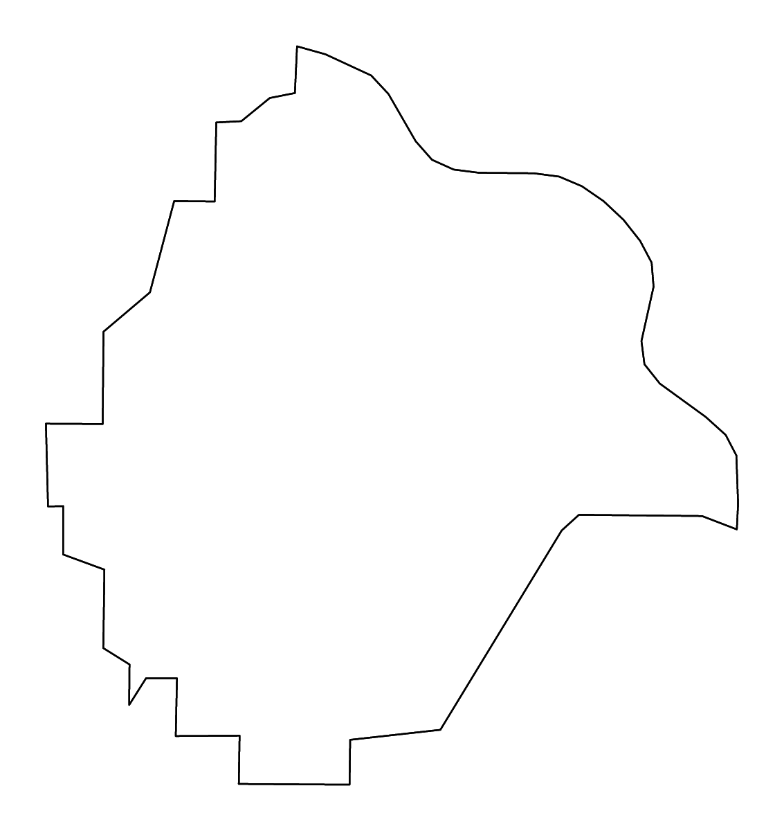 Mapa de contorno de Taylor, Georgia con ríos.